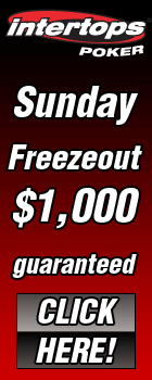 $1,000 guaranteed at Intertops Poker!