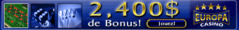 Free Casino Bonus at Europa Casino