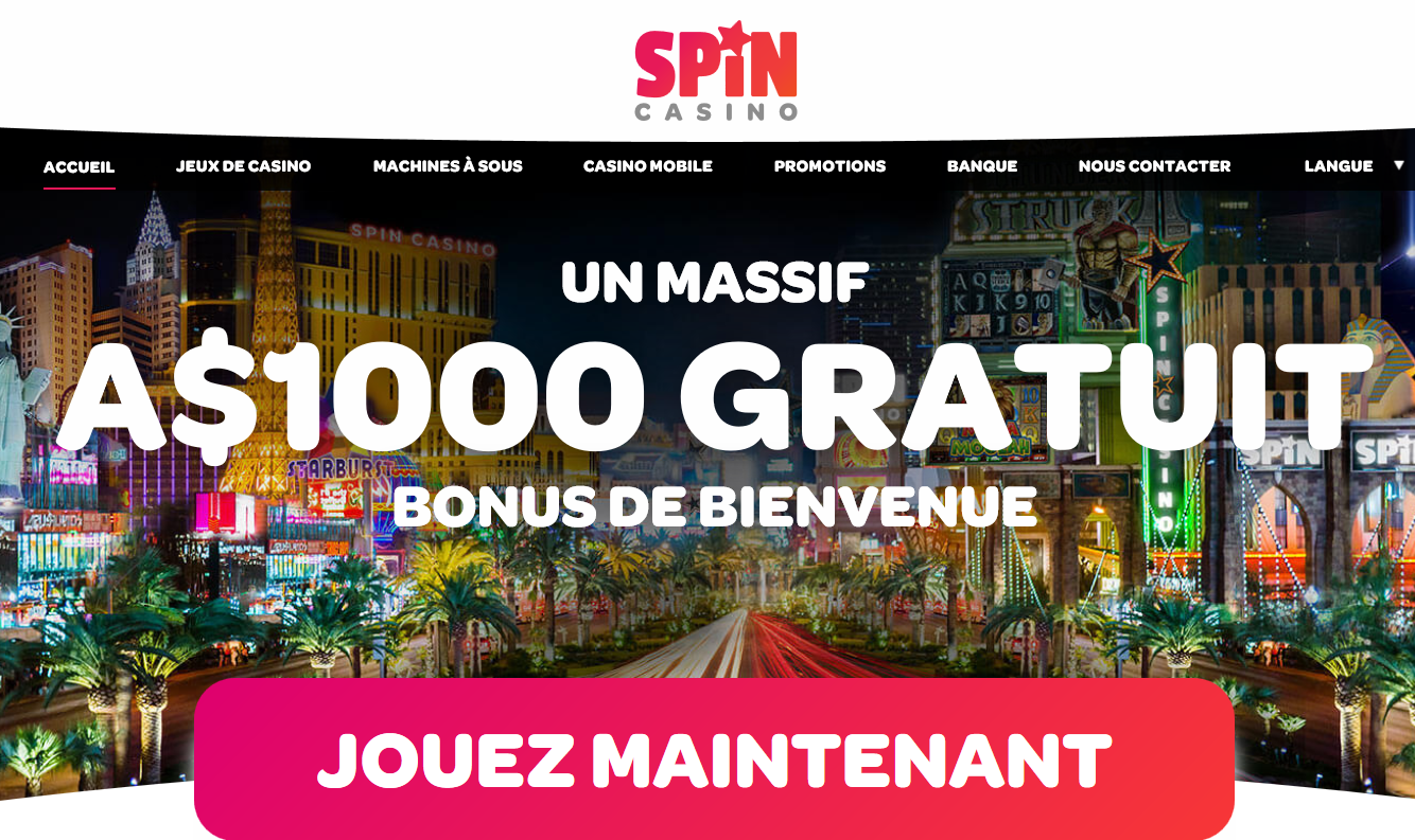 Allez chercher la victoire sur Spin Casino Allez chercher la victoire sur Spin Casino