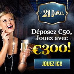 Deposit €50, play with €300
